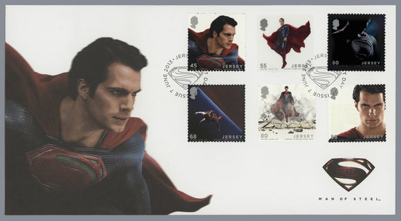 Jersey. 2013 Man of Steel FDC