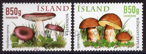 Iceland. 2012 Mushrooms. MNH