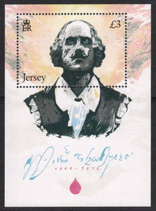 Jersey. 2014 William Shakespeare MNH