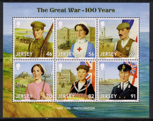 Jersey. 2014 100 years of World War I MNH