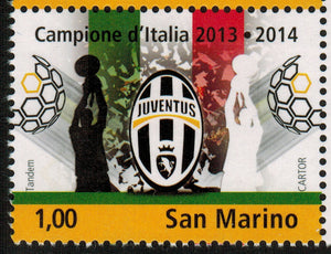 San Marino. 2014 Juventus Italian Champion 2013-2014. MNH