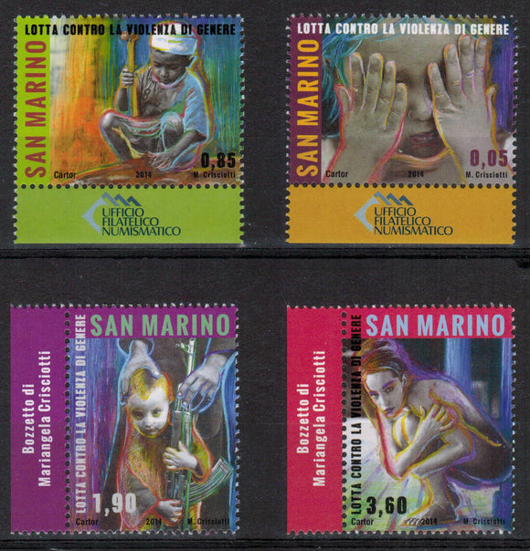 San Marino. 2014 Fight against gender-based violence. MNH