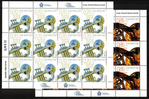 San Marino. 2014 Europa. National musical instruments. MNH