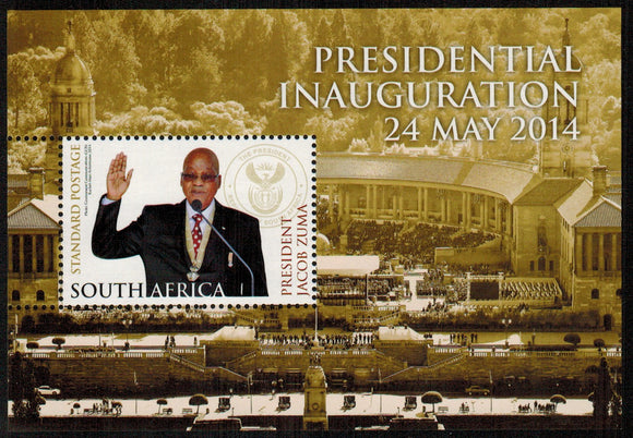 South Africa. 2014 Jacob Zuma. MNH