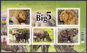 South Africa. 2014 The Big 5. MNH