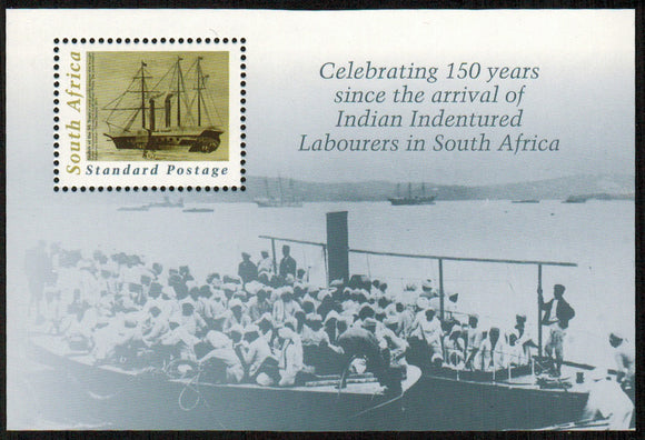 South Africa. 2011 150th Anniversary of Indian workers. MNH