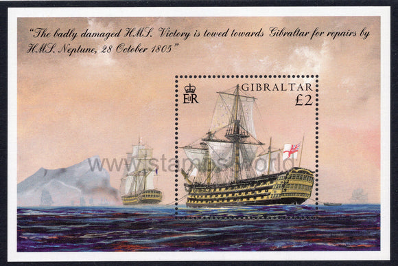 Gibraltar. 2005 Battle of Trafalgar I. MNH