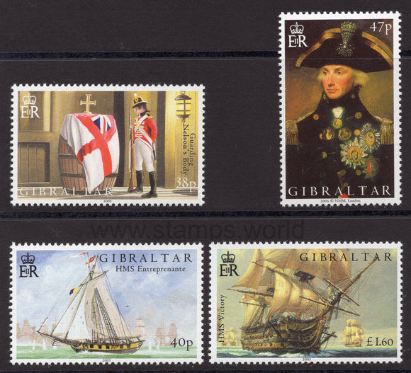 Gibraltar. 2005 Battle of Trafalgar I. MNH
