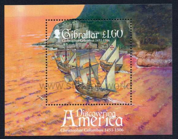 Gibraltar. 2006 Christopher Columbus. MNH