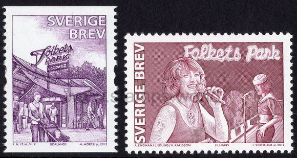 Sweden. 2012 People's Parks. MNH