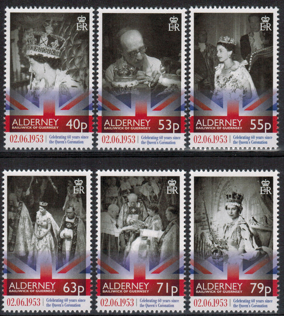 Alderney. 2013 The 60th Anniversary of the Queens Coronation. MNH