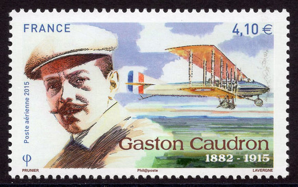 France. 2015 Gaston Caudron. MNH
