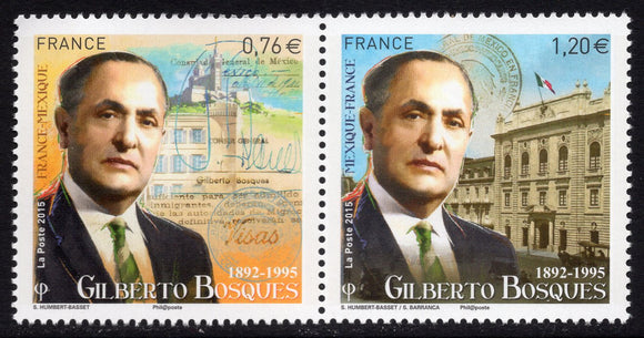 France. 2015 Gilberto Bosques. MNH