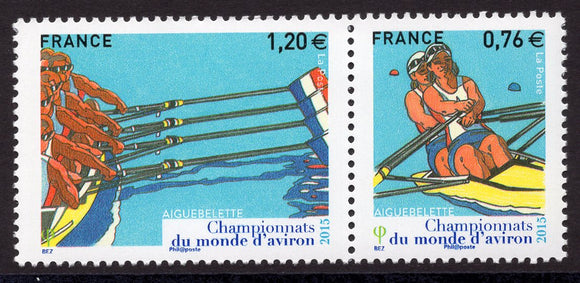 France. 2015 World Rowing Championships. Lake d'Aiguebelette. MNH