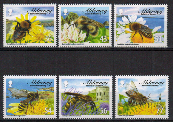 Alderney. 2009 Bees. MNH