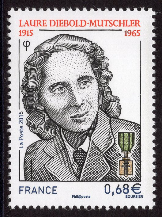 France. 2015 Laure Diebold-Mutschler. MNH