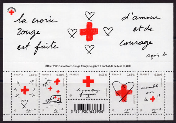 France. 2015 French Red Cross. MNH