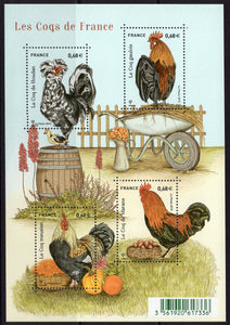 France. 2015 Roosters of France. MNH