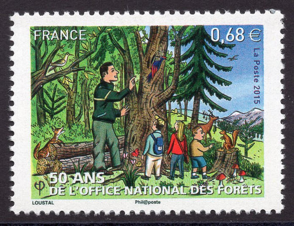 France. 2015 50 years of the ONF (National Forests Office). MNH