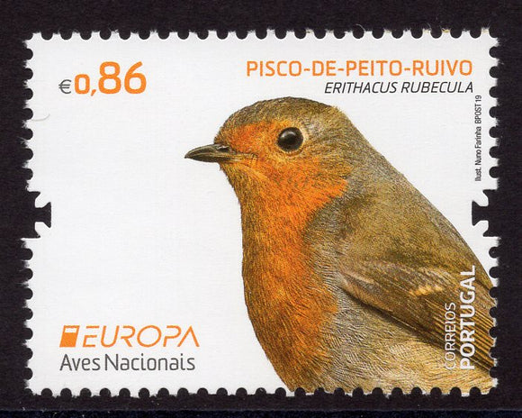 Portugal. 2019 Europa. National Birds. MNH