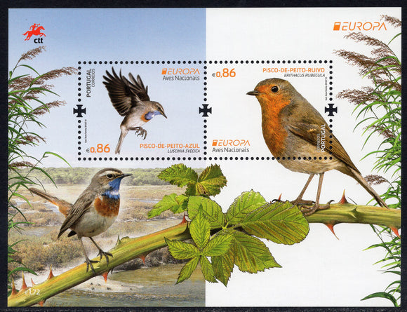 Portugal. 2019 Europa. National Birds. MNH