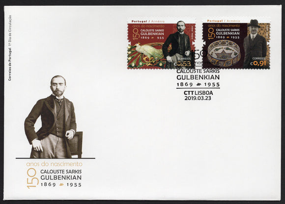 Portugal. 2019 Calouste Sarkis Gulbenkian. FDC
