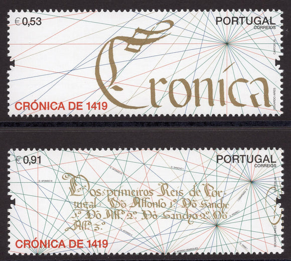 Portugal. 2019 Chronicle of Portugal of 1419. MNH