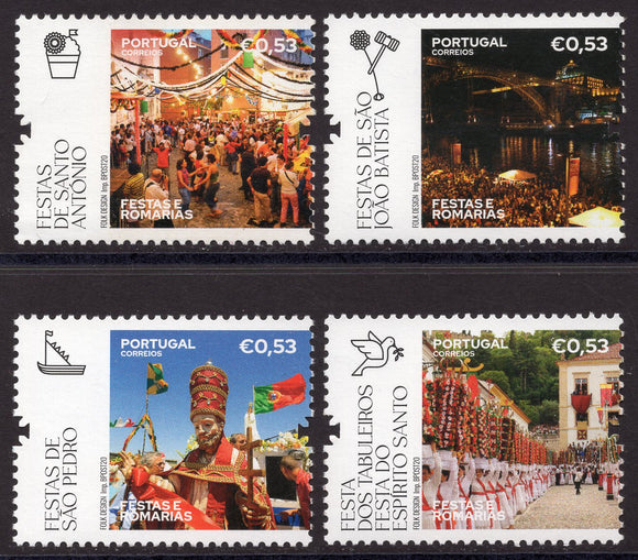 Portugal. 2020 Festivals And Pilgrimages. Places Of Faith. MNH