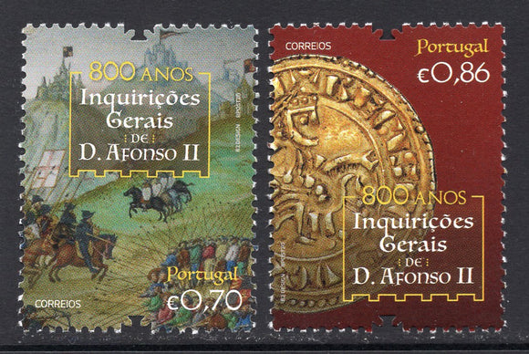 Portugal. 2020 800th Anniversary of the General Inquiries Of D. Afonso II. MNH