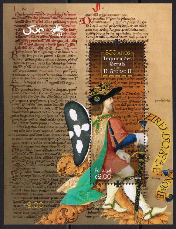 Portugal. 2020 800th Anniversary of the General Inquiries Of D. Afonso II. MNH