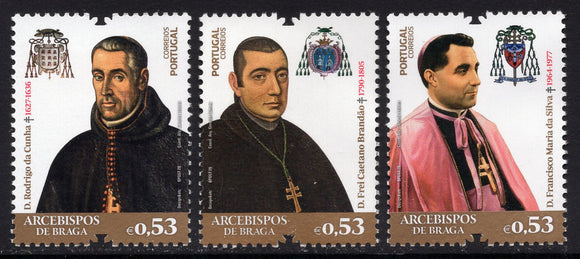 Portugal. 2020 Archbishops of Braga. MNH