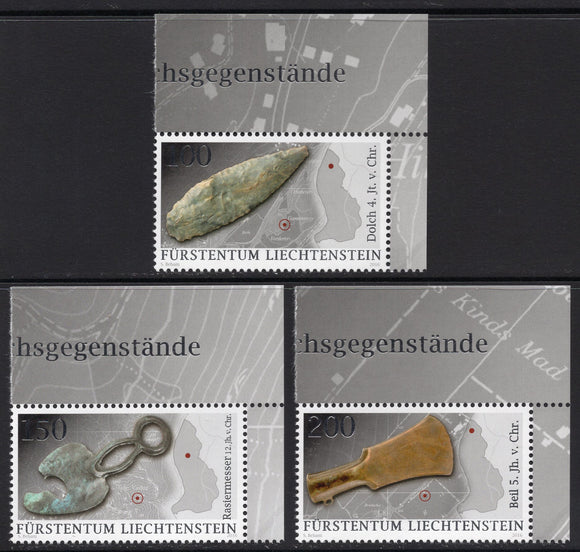Liechtenstein. 2016 Archaeological finds in Liechtenstein: Utensils. MNH