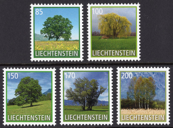 Liechtenstein. 2016 Trees. MNH