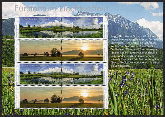 Liechtenstein. 2016 Nature Reserves in Liechtenstein. Ruggeller. MNH