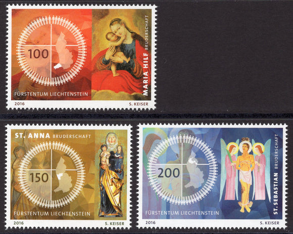 Liechtenstein. 2016 Fraternities in Liechtenstein. MNH