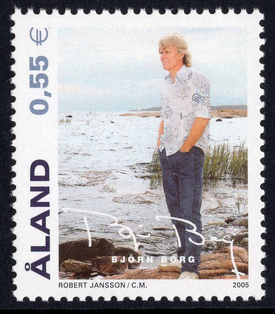 Aland. 2005 My Aland. Bjorn Borg. MNH