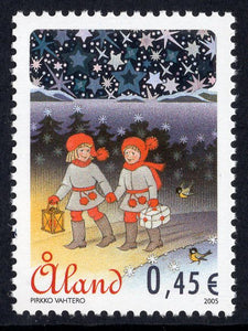 Aland. 2005 Christmas. MNH