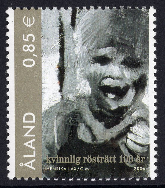 Aland. 2006 100th Anniversary of Women's Suffrage. MNH