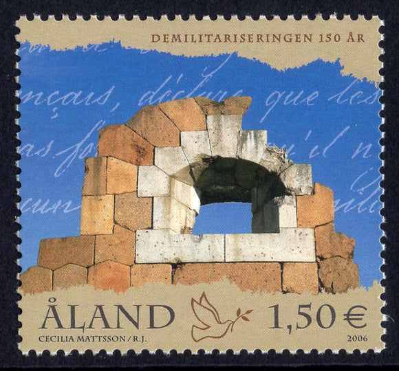 Aland. 2006 150th Anniversary of the Demilitarization. MNH