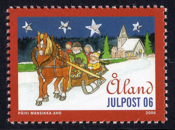 Aland. 2006 Christmas. MNH