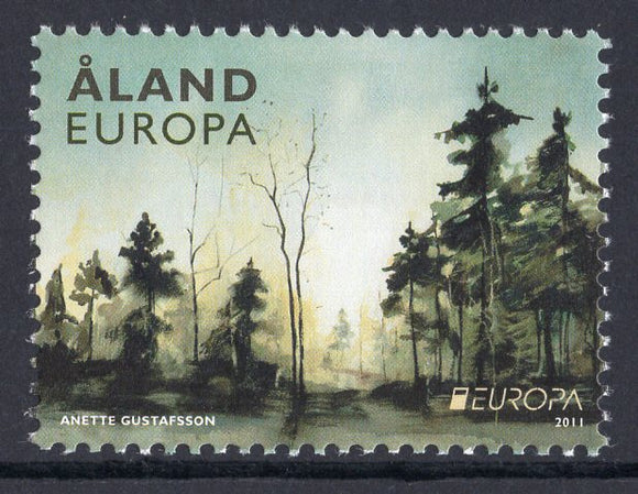 Aland. 2011 Europa. Forests. MNH