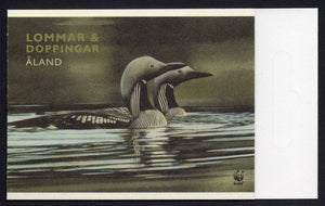 Aland. 2013 Ducks. WWF. Booklet. MNH