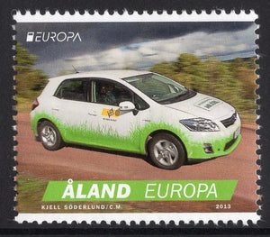 Aland. 2013 Europa. Postal Vehicles. MNH