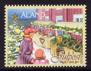 Aland. 2014 Christmas. MNH
