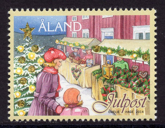 Aland. 2014 Christmas. MNH