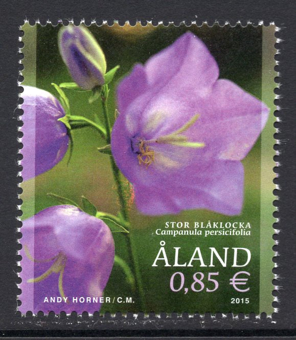 Aland. 2015 Peach-Leaved Bellflower. MNH