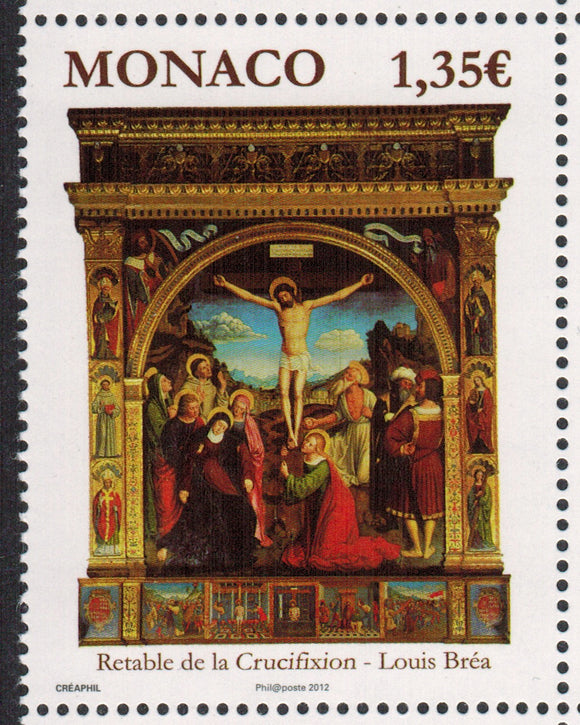 Monaco. 2012 Crucifixion by Louis Brea. MNH