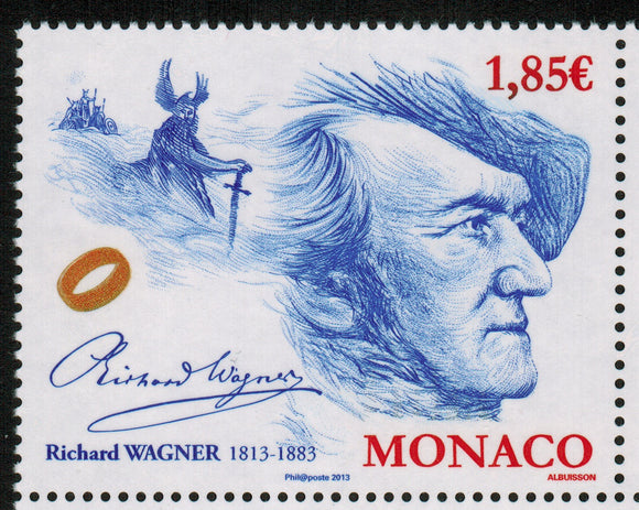 Monaco. 2013 Richard Wagner. MNH