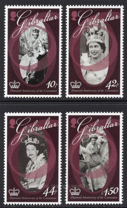 Gibraltar. 2013 60th Anniversary of Coronation of Queen Elizabeth II. MNH