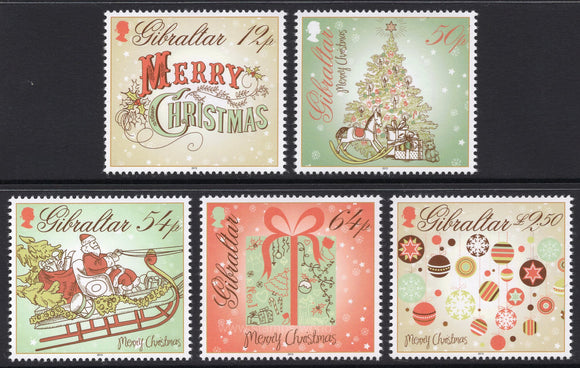 Gibraltar. 2013 Christmas. MNH